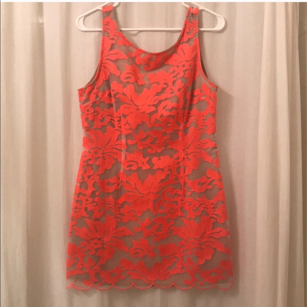 Collective Concepts Coral Mini Dress